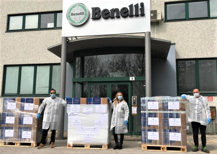 Emergenza Coronavirus: Benelli dona ventilatori e tute alla Croce Rossa